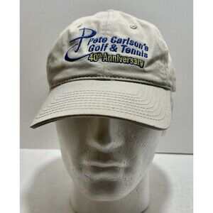 Pete Carlson's Golf & Tennis 40th Anniversary  Baseball Cap/Hat  NWOT